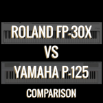 Roland FP-30X vs Yamaha P-125